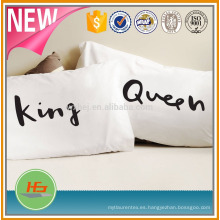 Rey y Reina Pareja regalo personalizado impreso almohada casos